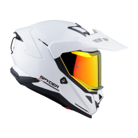 SPYDER HEX III PD S0 Dual Sport Motorcycle Helmet | ECE CERTIFIED | Free Clear Visor