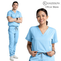 Scrub Suit 1st Gen KSS-36 Pipe Thread Design Top 6-pocket Pants Series