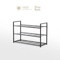 NEST DESIGN LAB Premium Shoe Rack Organizer Shoe Organizer 3/5 Layer Shoe Cabinet - Heavy Duty Home Organizer