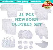 33 PCS Newborn Baby Clothes Set by 