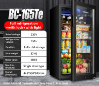 HAILANG Household mini freezer/Ice Bar 90L/120L/165L | Direct cooling 0~10℃ adjustable | Low noise ＜38dB | With LED lighting and adjustable shelves | Double-glazed door