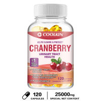 Cranberry Capsules Urinary Tract Health Supplement 25000 mg Cranberry fruit ay tumutulong sa paglilinis at pagprotekta sa urinary tract at immune system