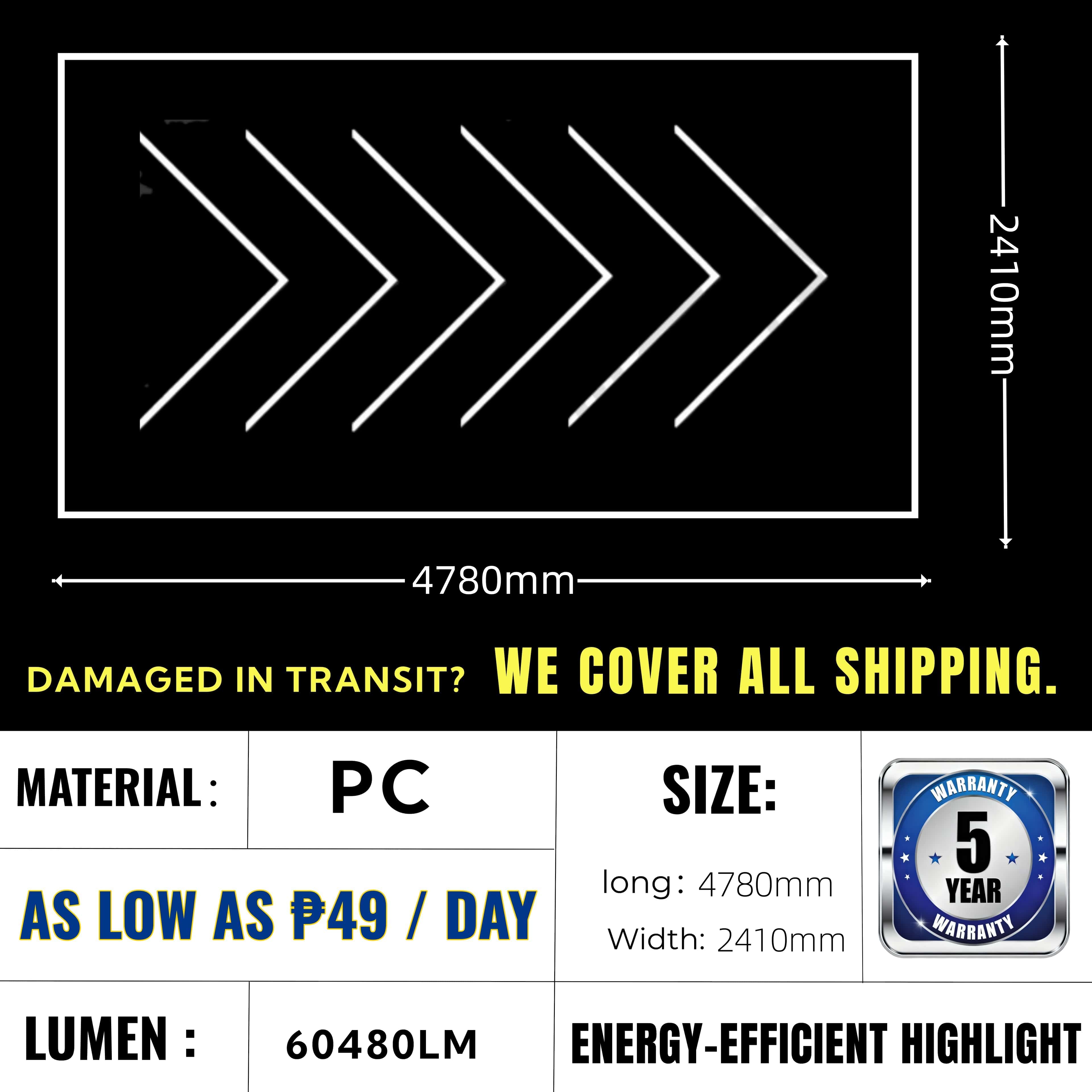 【SALE】Honeycomb Hexagon LED Light for Billiard Shop Garage Bright Wide Coverage