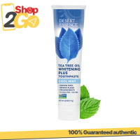 Desert Essence Natural Tea Tree Oil Whitening Plus Toothpaste Cool Mint 176g