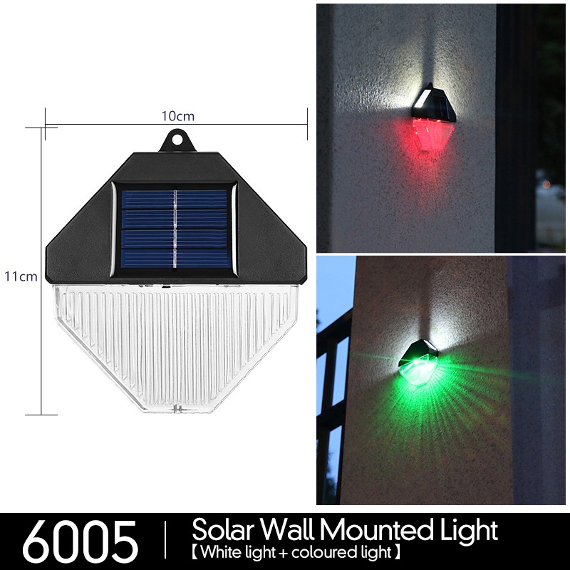 NOXIER Solar Wall Light Garden Decoration Light Solar light LED Step Lights Outdoor Waterproof Fence Light