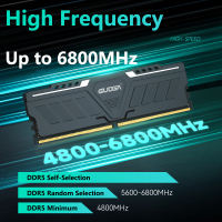 ‌GUDGA DDR5 Gaming RAM 8GB/16GB/32GB 5600MHz/6000MHz/6400MHz CL34/38/40/46 Desktop Memory DIMM 1.1V  High Speed for Intel/AMD PC