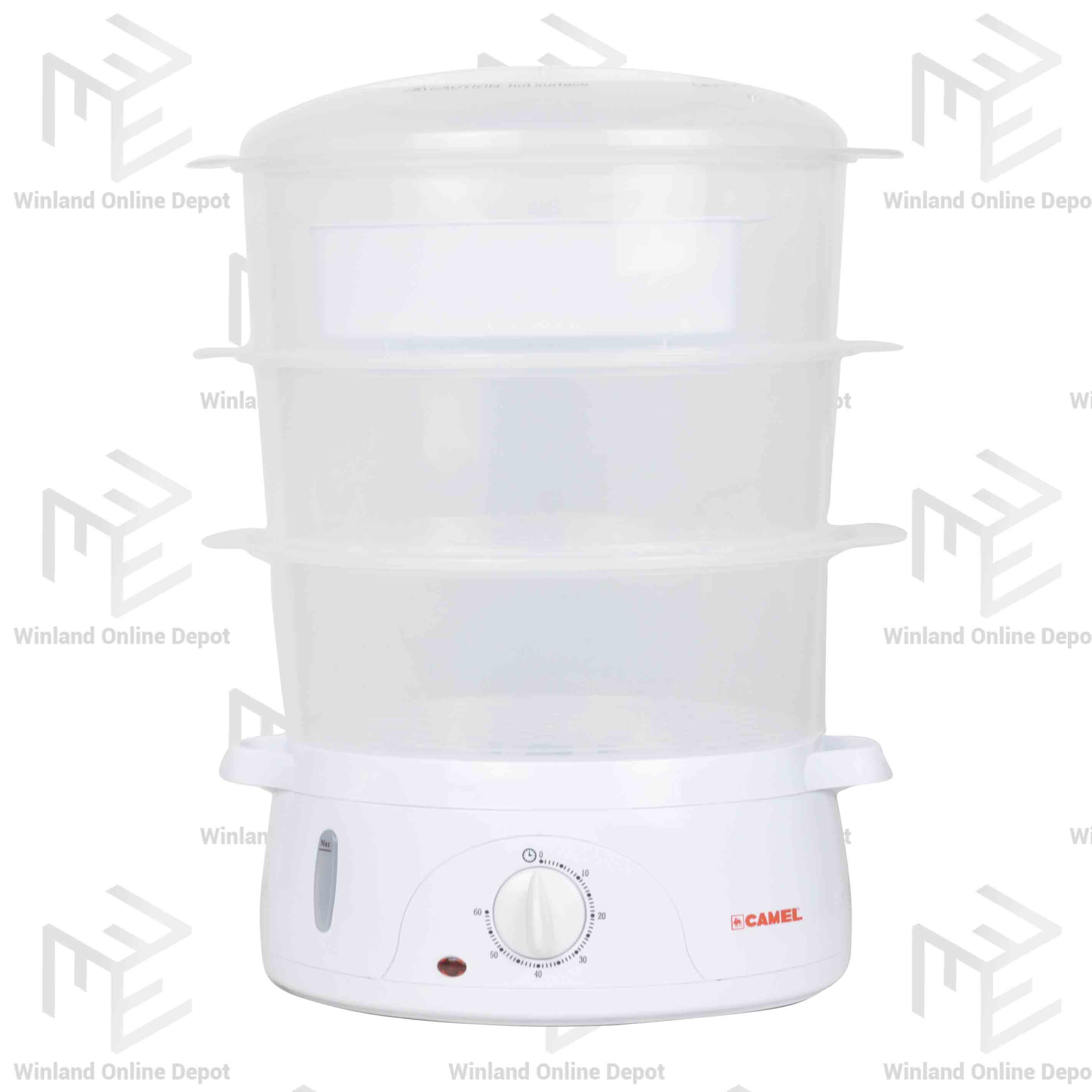 Camel Appliances Original CS9301 800W 3 Tier Electric Food Steamer CS