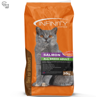 20kg Infinity All Stages Adult Kitten Dry Foods Cat Cats Complete Dry Food Pet Essential