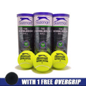 SLAZENGER Wimbledon Tennis Balls - 3 cans, Official Ball