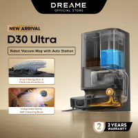 Dreame D30 Ultra Robot Vacuum | Powerful 25kPa Edge-Cleaning Mop Extend Auto Hot Air Drying Smart App Control