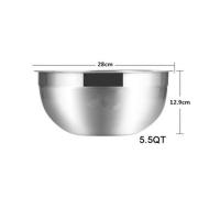 Walfos Stainless Steel Mixing Bowls Non Slip Nesting Whisking Bowls Mixing Bowls For Salad Vegetables Eggs Cooking Baking