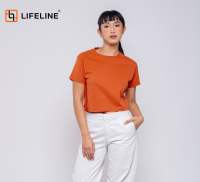 Lifeline Crop Top Shirt (White | Mocha | Rust | Almond | Khaki | Choco Brown | Black | Silver Gray | Navy Blue | Cream | Baby Pink | Berry Red | Fatigue | Gold Yellow | Lilac | Cobalt Blue | Royal Blue))