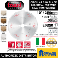 ORIGINAL FREUD 10″ 100T Industrial Wood Axial Trim Carbide Saw Blade Ultra Mirror Finish TCT 100 Teeth 250mm Circular Table FRSIL DIABLO BOSCH