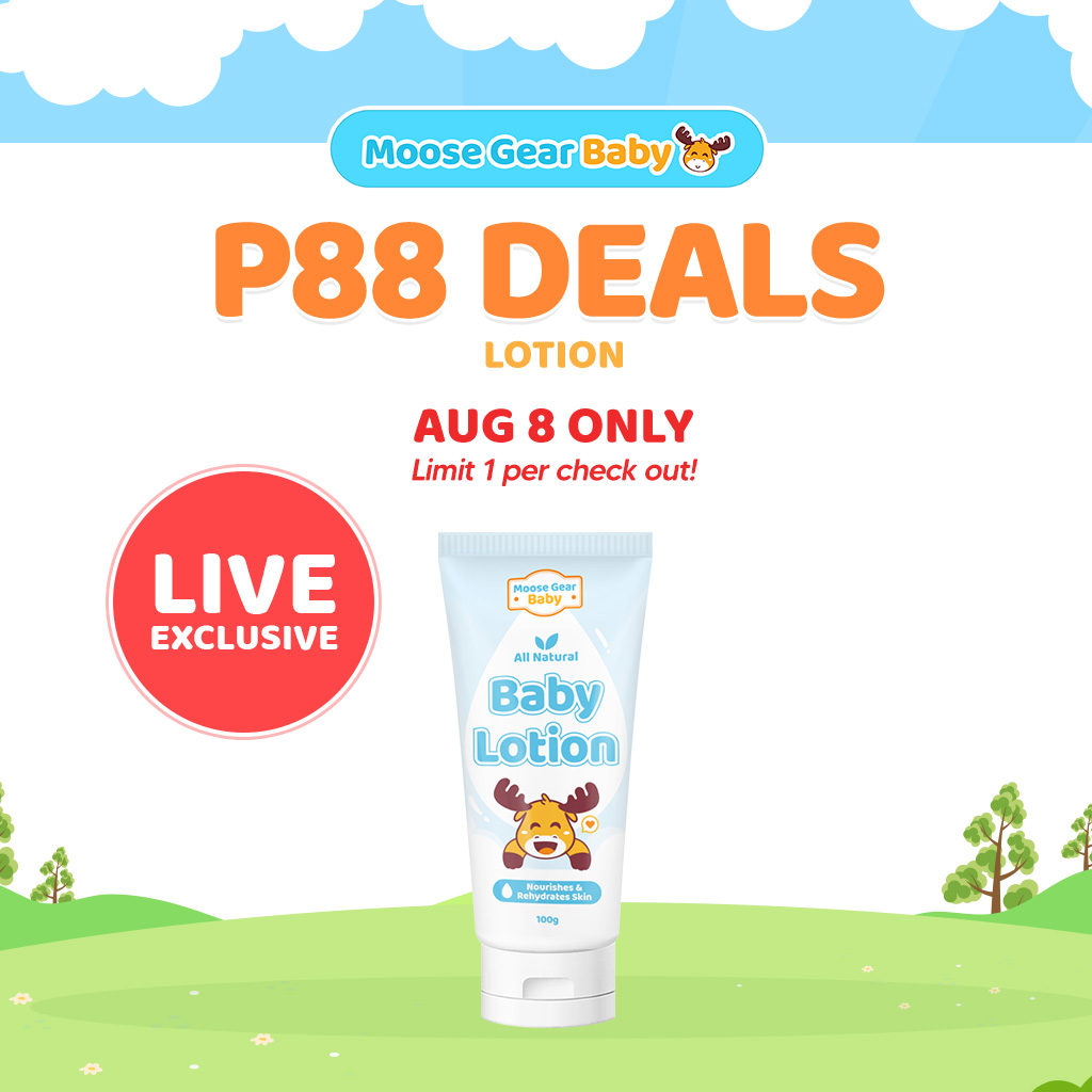 Moose Gear Baby Lotion 100g Hypoallergenic Baby Moisturizer Oat Peptide & Macadamia Oil