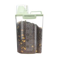 Pet Food Storage Container Airtight Dog Cat Kibble Box Sealed Scoop Kitchen Home 2L
