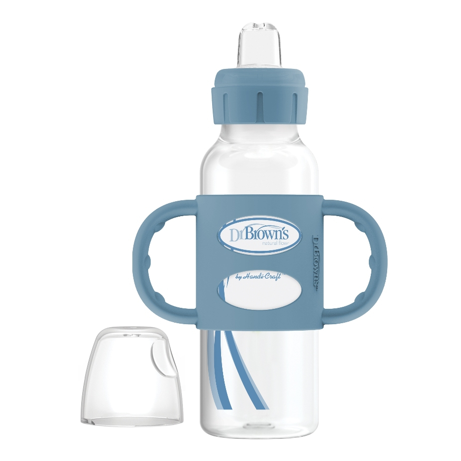 Dr. Browns F. Bottle 8oz/250ml PP Narrow-Neck Options+ Sippy Spout w/sil. Handles 1pc