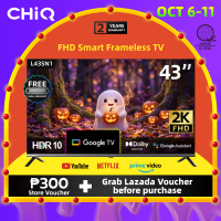 CHiQ Smart Google TV 32″ and 43″ Netflix YouTube Prime Video Dolby Audio Metal Frameless