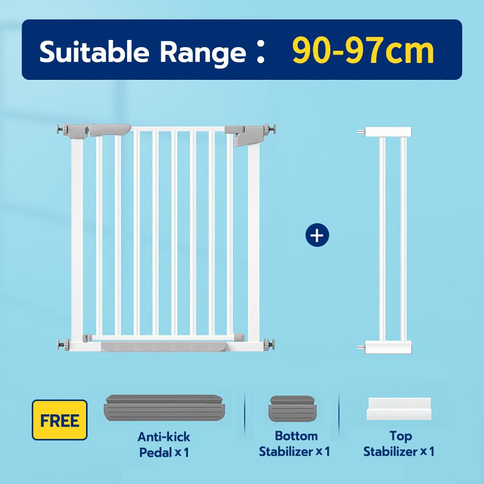 EDEN 60-130 cm Baby Safety Gate Baby Gate Fence Guard Extension For Door Child Dogs Pets
