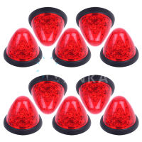 Vanka Led Side Light For Truck 24V Crystal Cone Steering Signal Tail Lights Warning Lamp 10PCS