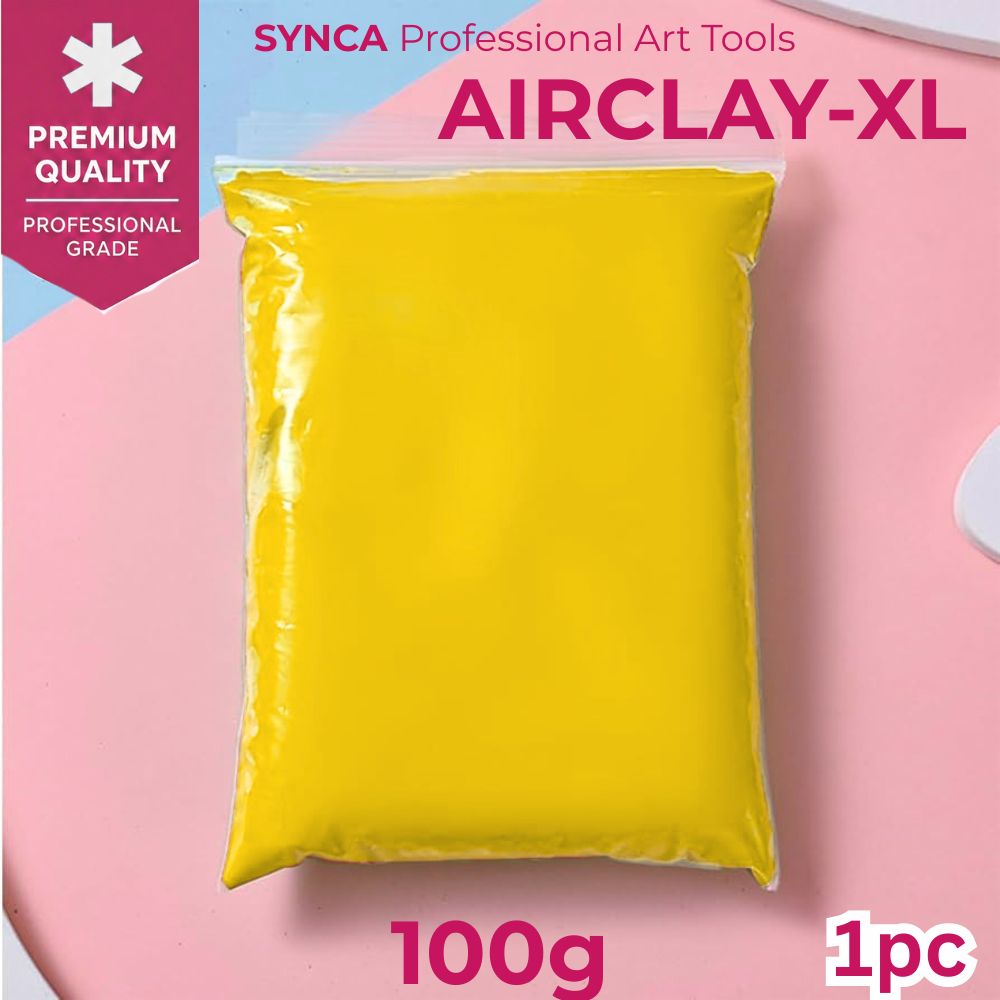 Airclay12 Ultralight Air Dry Clay Set of 12pcs with free tools Art School Project Creative craft quick drying clay