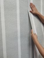 MAKAPAL foam linen self-adhesive wall decor textured wallpaper