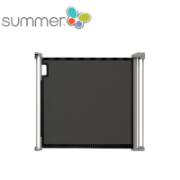Summer Infant The Thruway Series Pet and Baby Retractable Gate 52”Wide - Black