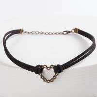beautyburstph Hollow Designs Leather Velvet Necklace Layer Vintage Gothic Jewelry Necklace for Women
