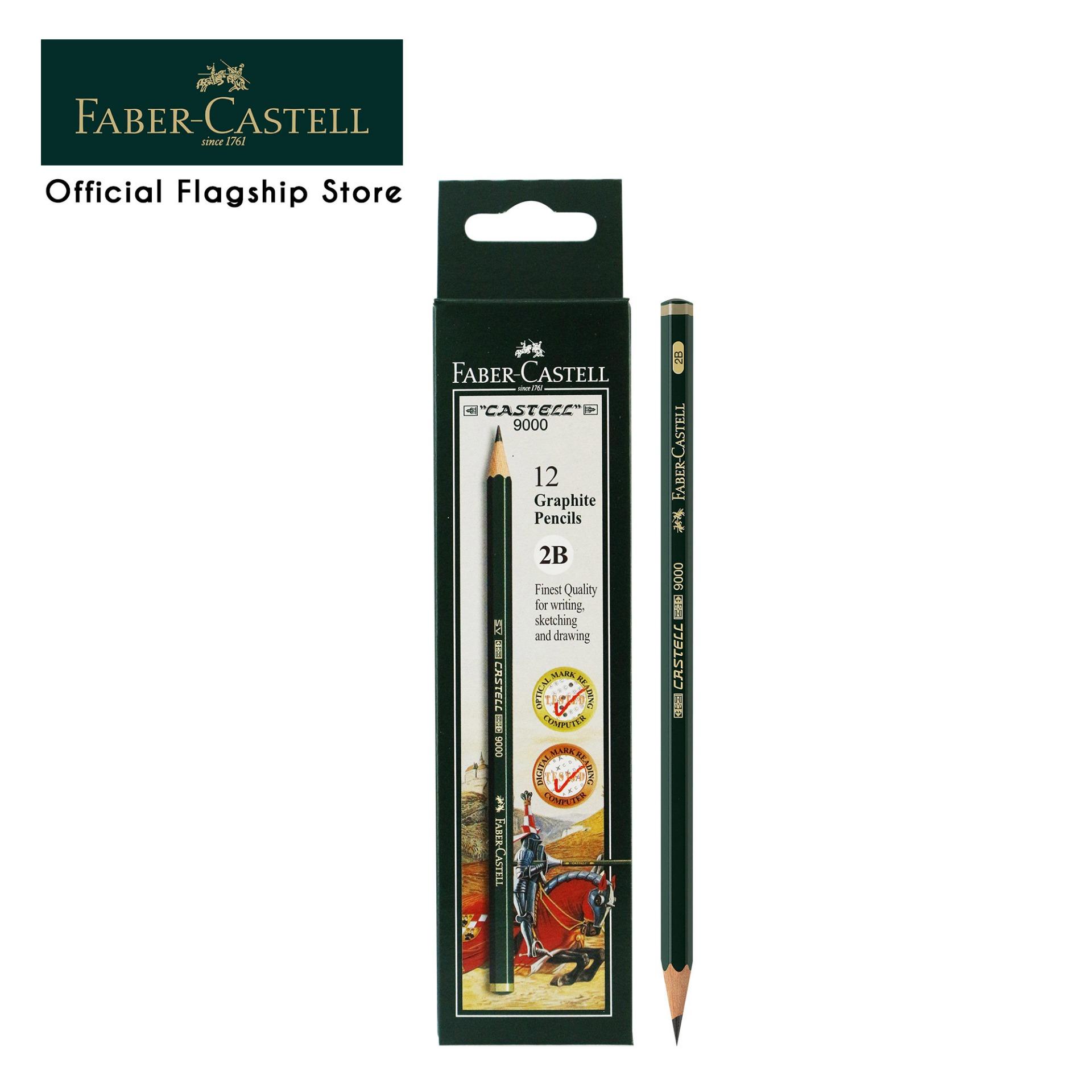 Faber-Castell CASTELL 9000 2B Graphite Pencil 12PCS/BOX [12117102ABX]