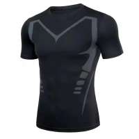 Mens Compression Fitness Sleeveless Shirt Leggings Basketball Gym Fitness T-Shirt