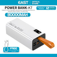 East Powerbank 50000mAh heavy duty original fast charging power bank Micro/ Type-C Input USB Output Stylish Portable 10000mAh Powerbank Li-polymer Battery Powerbank Original for HUAWEI Samsung Xiaomi OPPO vivo realme