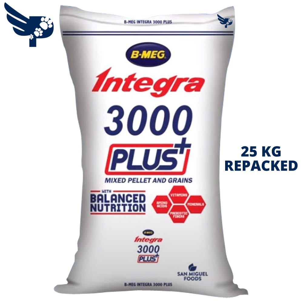BMEG Integra 3000 Plus Mixed Pellet and Grains 25KG Repacked Poultry