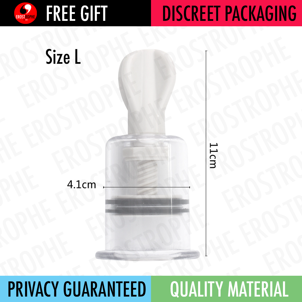 Twist Suction Cupping Flat Inverted Nipple Stimulator