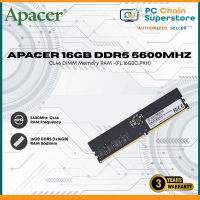 Apacer 16GB DDR5 5600Mhz CL46 DIMM Memory RAM -(FL.16G2C.PKH)