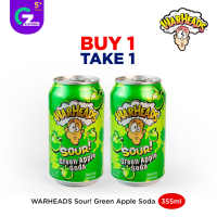 BUY 1 TAKE 1 Warheads Green Apple Soda 355ml GZESTORE