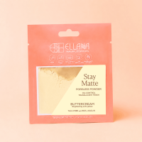 ELLANA Stay Matte Poreless Oil Control Powder with Kaolin Clay - 3-in-1 Prime & Set For Poreless Makeup Shine-Free Look