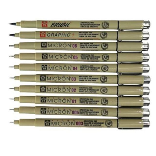 Sakura Pigma Micron Graphic pens