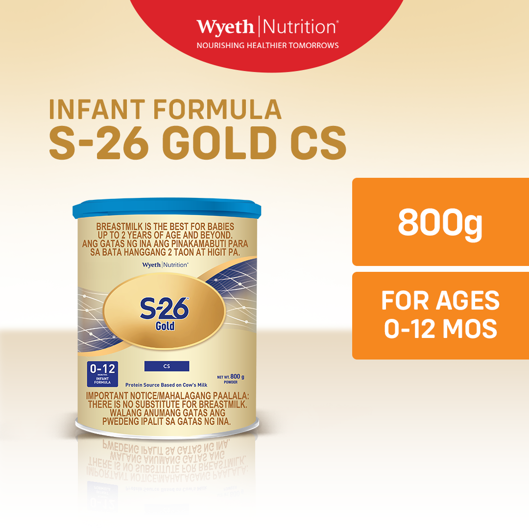 S-26 GOLD CS Infant Formula Milk Powder for 0-12 Months Old 800g