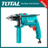 TOTAL Electric Impact Hammer Drill Driver 680W | 710W Variable Speed with Hammer Function Max Drilling Capacity 13mm(1/2″) No-load Speed 0-3000rpm Forward/Reverse Switch TG1061356UP/TG107136UP
