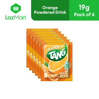 Tang Orange Instant Drink Mix 19g - Pack of 6 | powdered juice drink instant drink mix vitamin c fruit juice powder refreshment