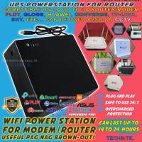 Mini UPS Portable Uninterruptible Power Supply for WiFi Router PLDT Converge Globe Smart SKY DVR Huawei TP Link CCTV Camera Battery Backup Power Supply