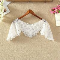 Womens Open Front Shrug Cropped Cardigan Lightweight Knit Lace Solid Shrugs for Casual Dresses LA3PF-STY-PH