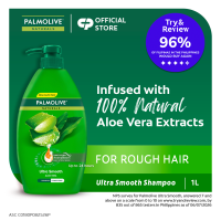 Palmolive Naturals Ultra Smooth Shampoo - with Aloe Vera for Normal Hair 1L Pump