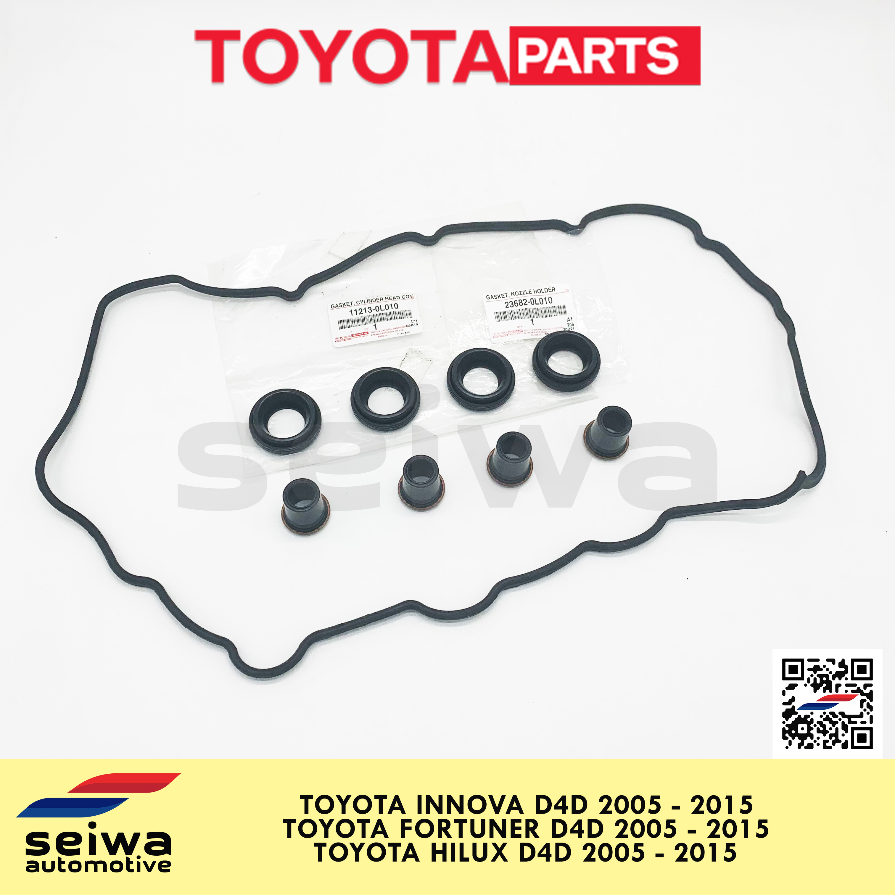 [2005 2015 D4D] Toyota Innova Injector Seal Set [2005 2015 D4D