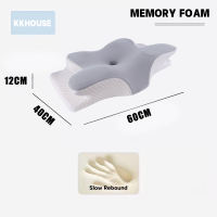 KKHOUSE Cervical Pillow Contour Memory Foam Pillow Ergonomic Orthopedic Bed Sleeping Pillow Support for Side Neck Pillow