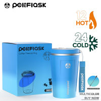 Peliflask 380ML/13oz Coffee Mug Coffee Tumbler Upgraded 304 Stainless Steel Insulated Vacuum Tumbler Leakproof Lid Vacuum Aqua Flask with cup rop