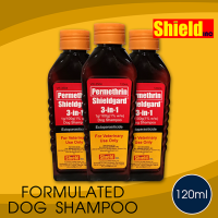 Shieldgard 3 in 1 Permethrin Dog Shampoo 120ml