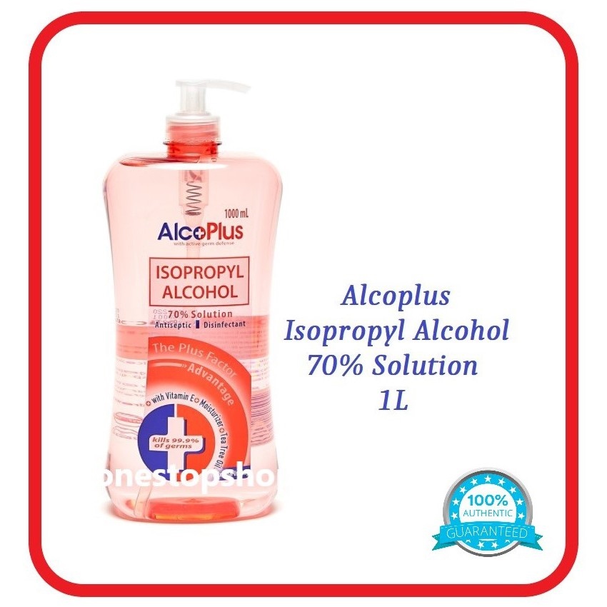 Alcoplus Isopropyl Alcohol 70 Solution 1L how to disinfect couch