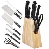 7pcs set Stainless Steel Kitchen Knife Set With Wood Stand