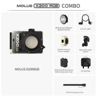 ZHIYUN Molus X200 RGB - 200W Video Light Handheld Professional Photography Lighting | Portable Fill Light | COB Studio Light