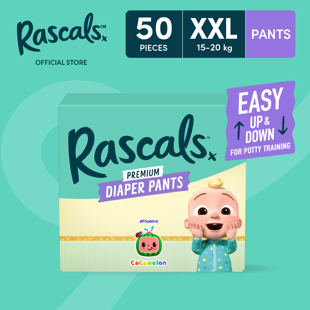 RASCALS CoComelon Edition - Pants XXL 50pcs with FREE Collectible Stickers inside (Promo Box)